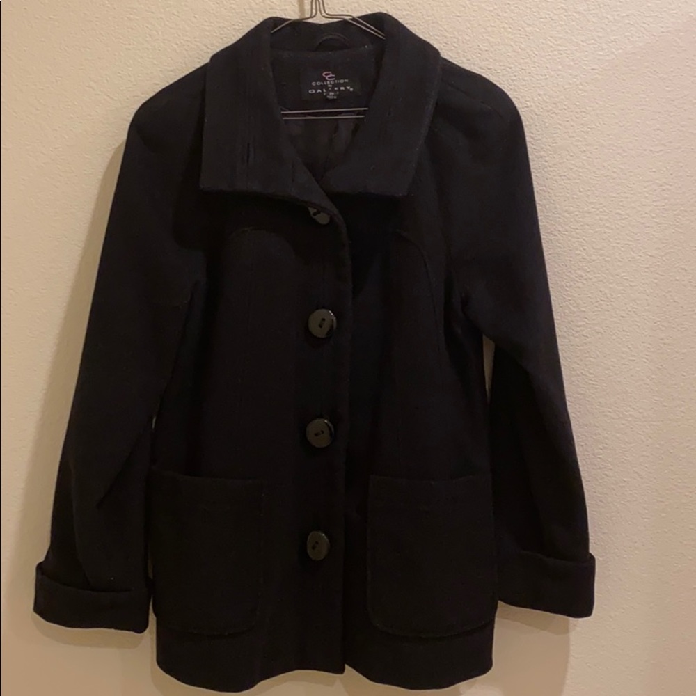 Black pea coat!